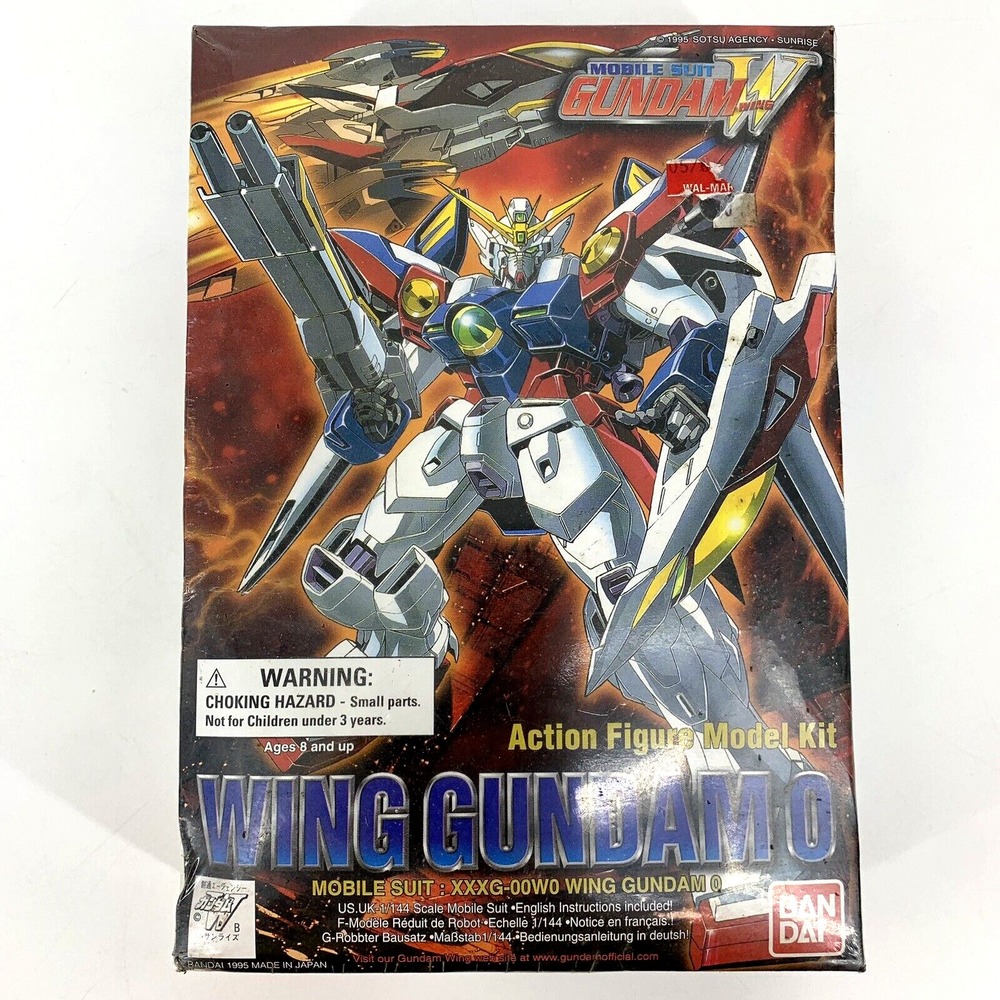 Vintage 1995 Mobile Suit Gundam Wing Action‎ Figure Model Kit 09 Wing 0 SEALED